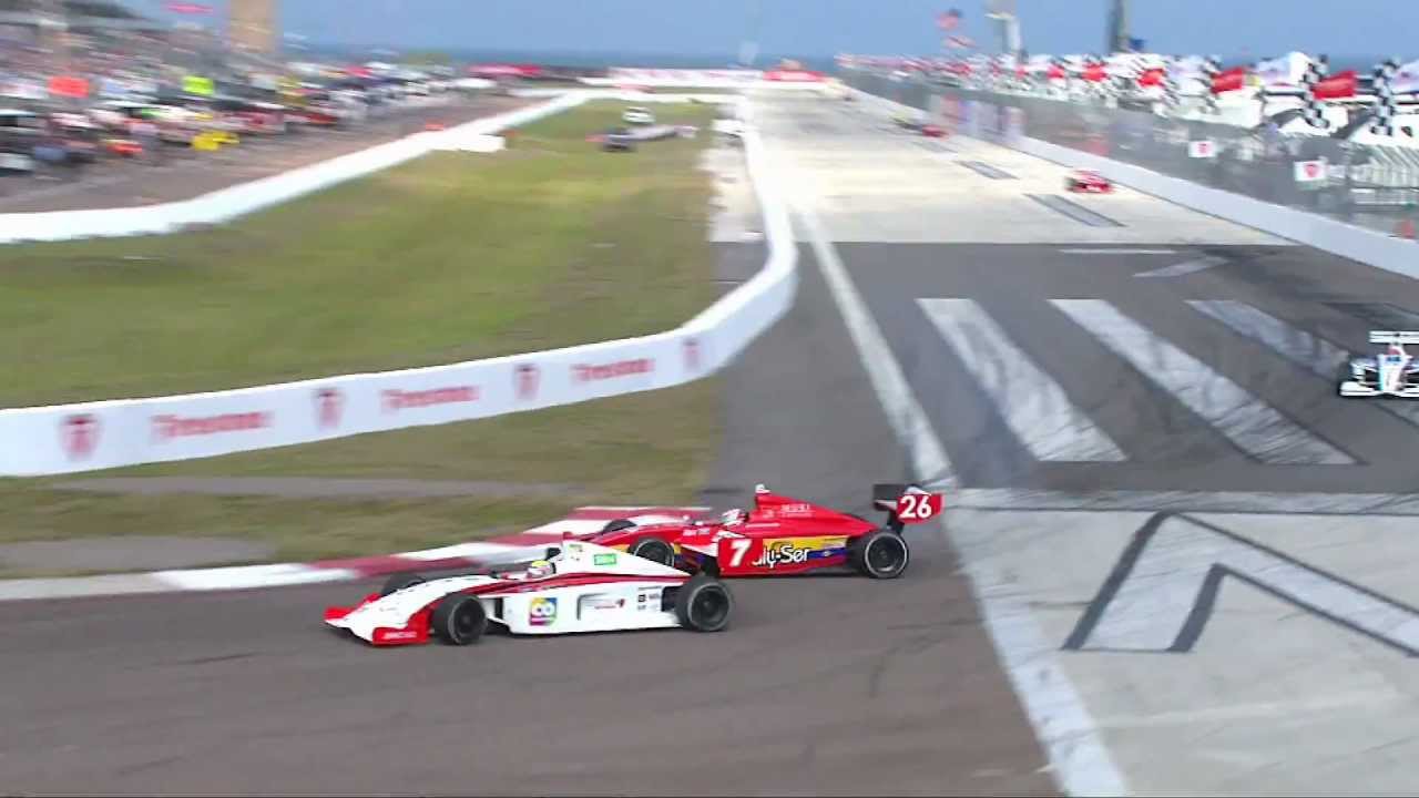 Carlos Mu&ntilde;oz vs. Gabby Chaves - Indy Lights St Petersburg