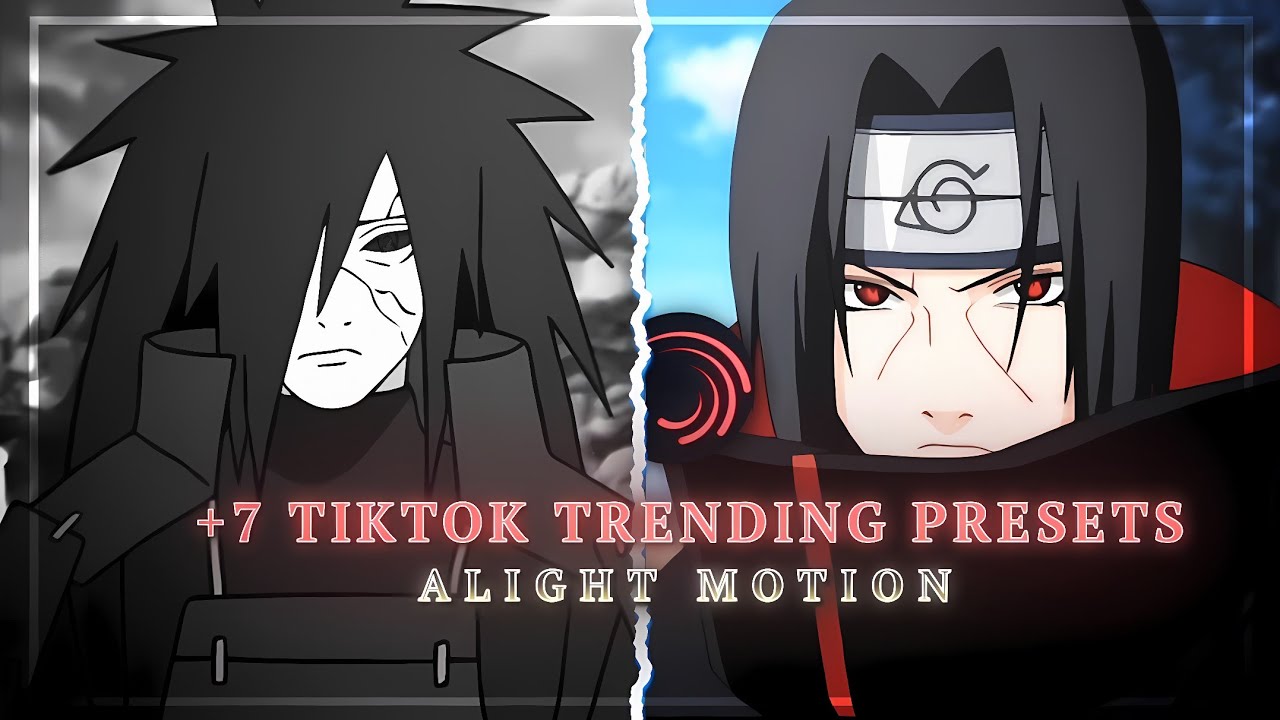 +7 Tiktok Trending presets #17 [ XML + QR + CC ] #anime #animeedits #narutoshippuden #itachi #madara