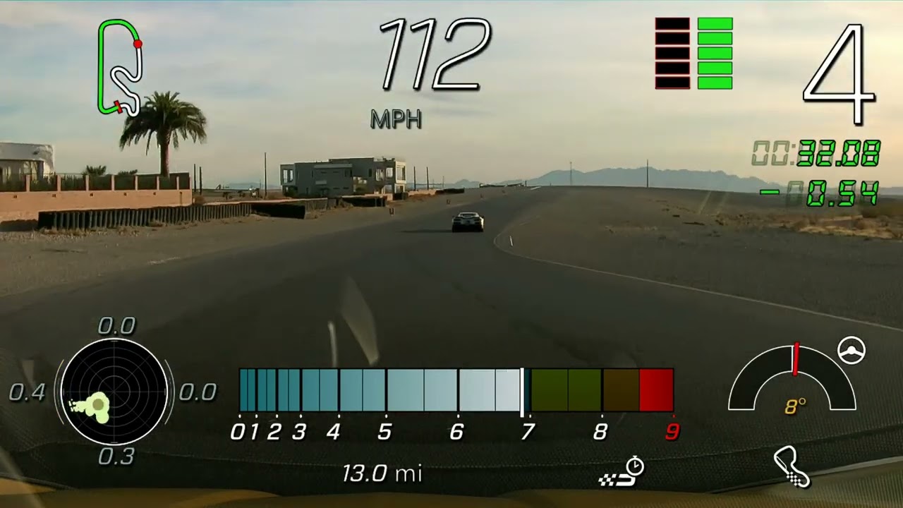Ron Fellows Corvette Z06 Performance Driving School Fastest Lap of 1:13.45