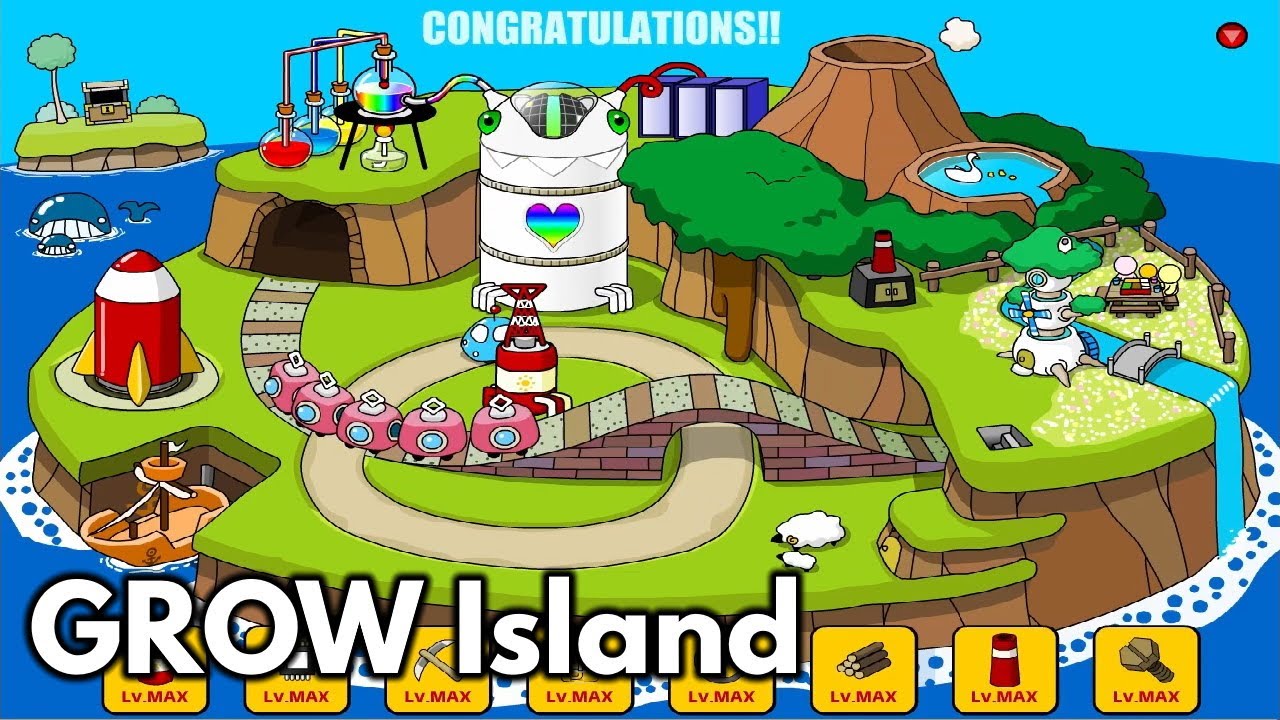GROW Island Flash Game Walkthrough