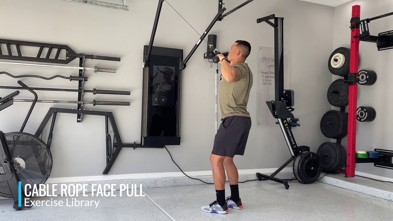 Cable Rope Face Pull