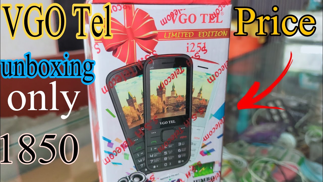 Vgo Tel i 251 Mobile Unboxing ColorBlack+Red Battery 1800 Price Only #shortvideo#youtube short video