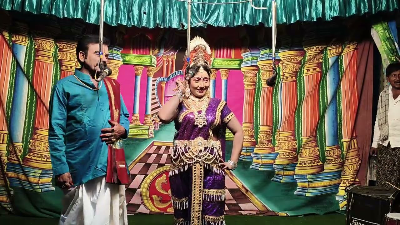 కే# పరంధాముడు విజయ శారద పాడిన చింతామణి భవాని సీను#