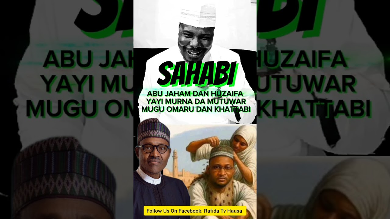 Sahabi Abu Jaham [R.A] yayi rawa da murna locacin da mugu Omaru dan khattabi yayi mushe