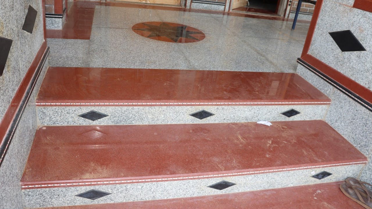 Lakha Read Granite Stairs Design | Granite Flooring Design | Skirting | Marble Border Patti Price |