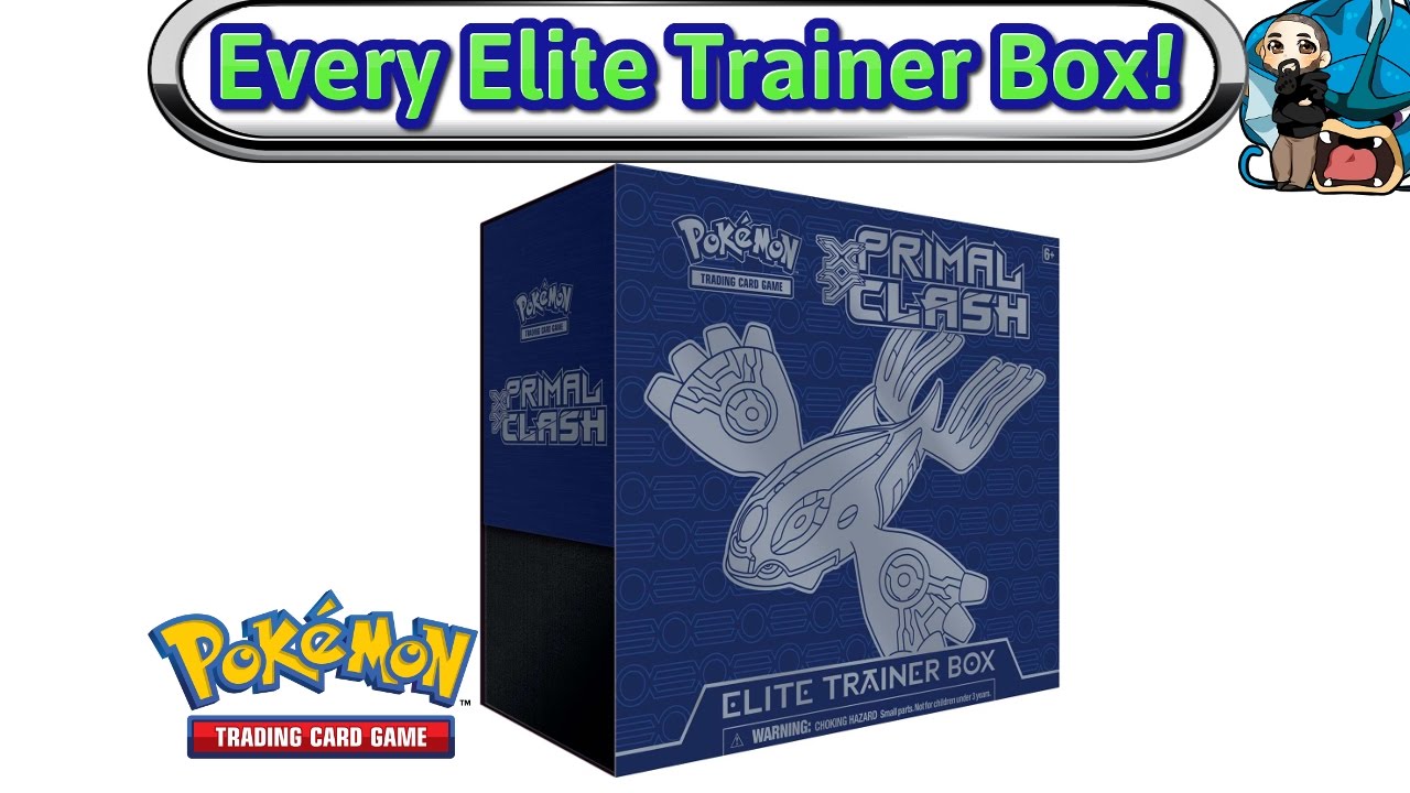 Opening Every Elite Trainer Box Made - XY Primal Clash - Kyogre  - Pokemon TCG Unboxing
