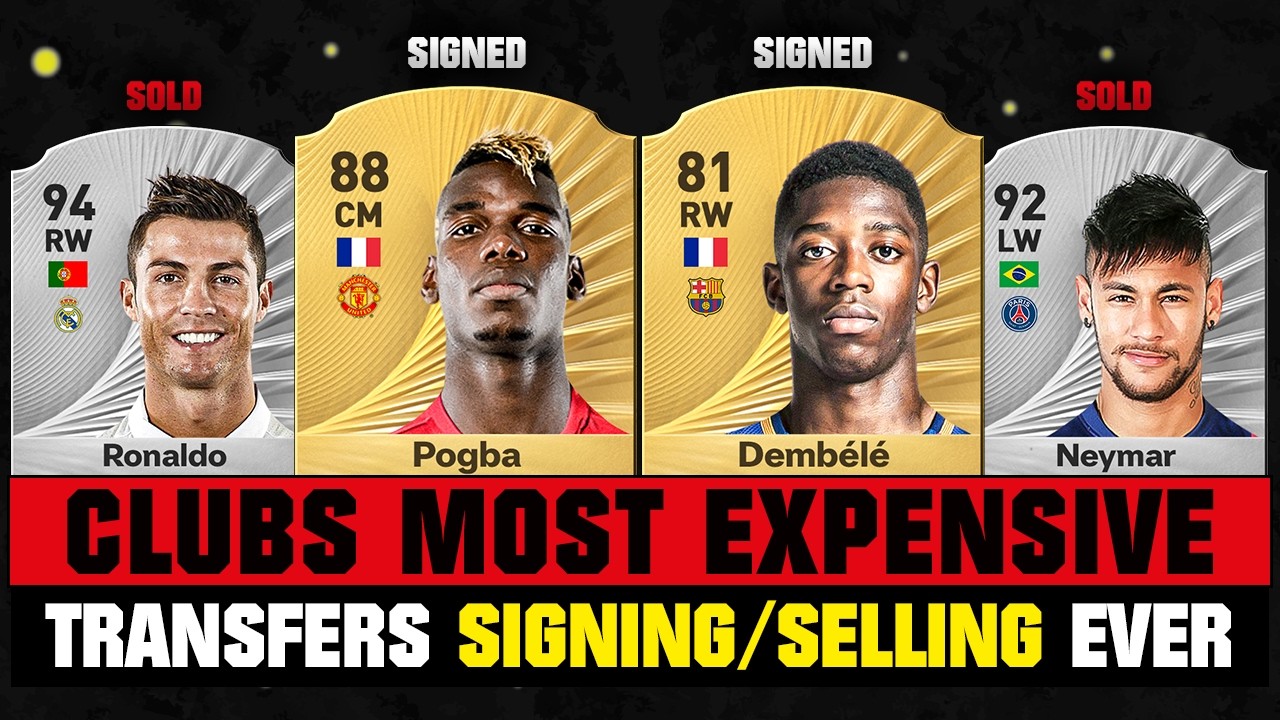 Every CLUB'S MOST EXPENSIVE TRANSFERS Signings and Sellings! 📈📉