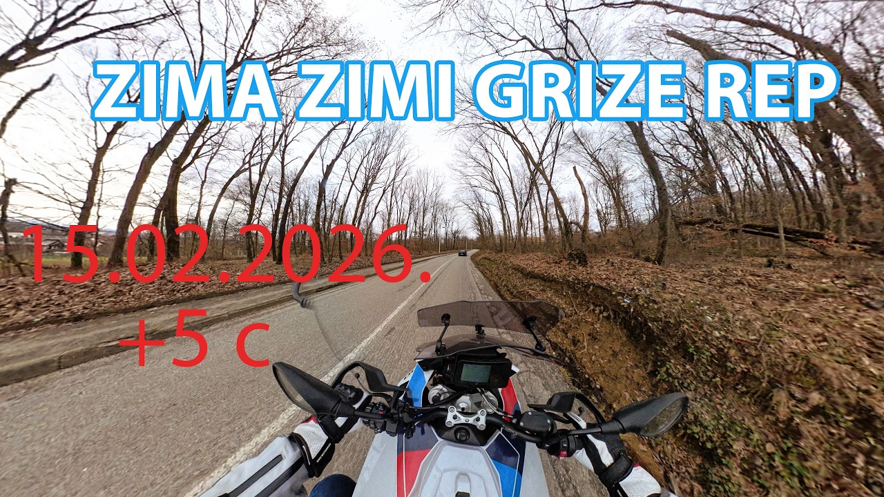BMW S1000XR Zimska gradska vožnja
