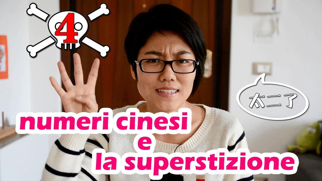 I numeri cinesi, da 1 a 10, e la loro battuta e superstizione.
