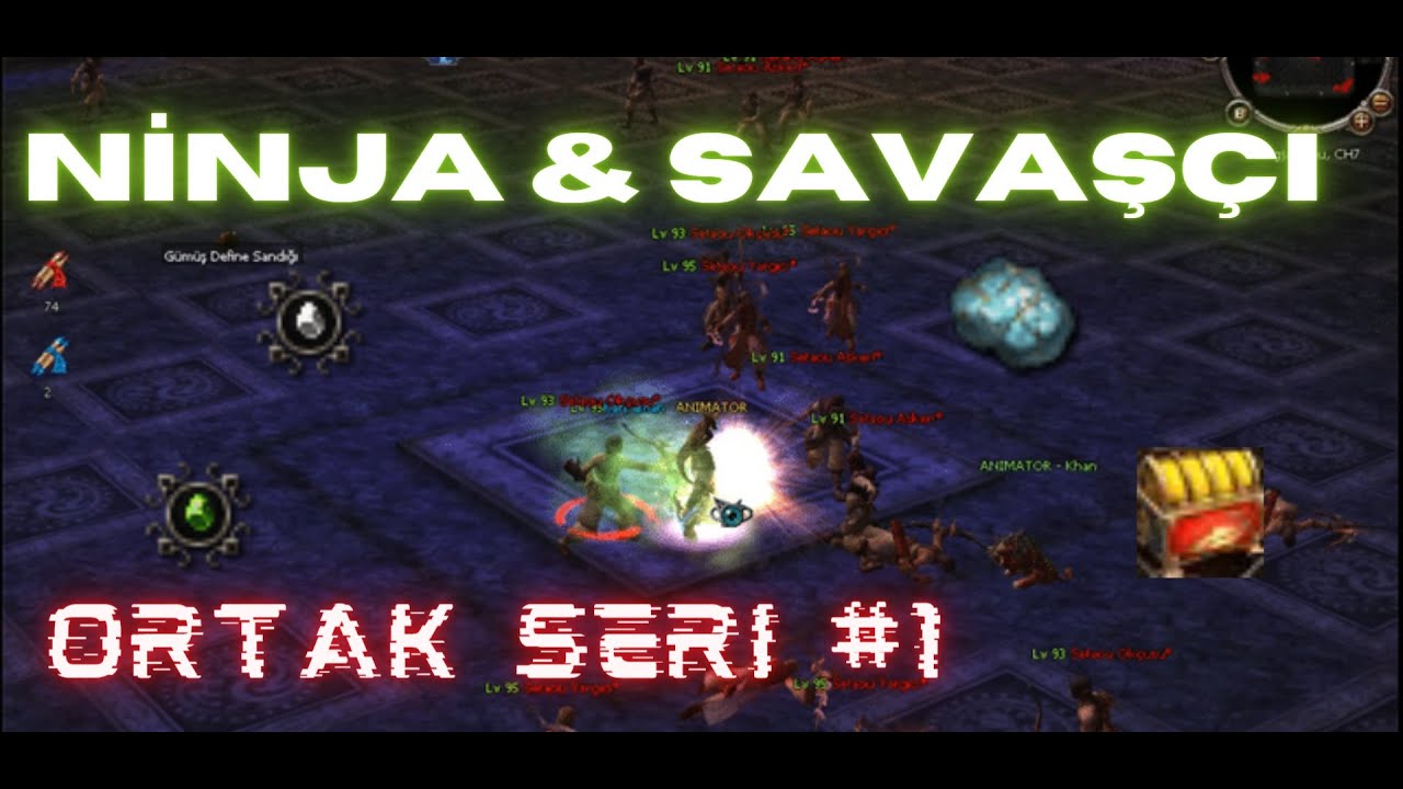 NİNJA 95 LV OLDU ! METİN2 TR BAGJANAMU SAVAŞÇI ve NİNJA ORTAK GELİŞİM SERİSİ [1] #metin2 #metin2tr