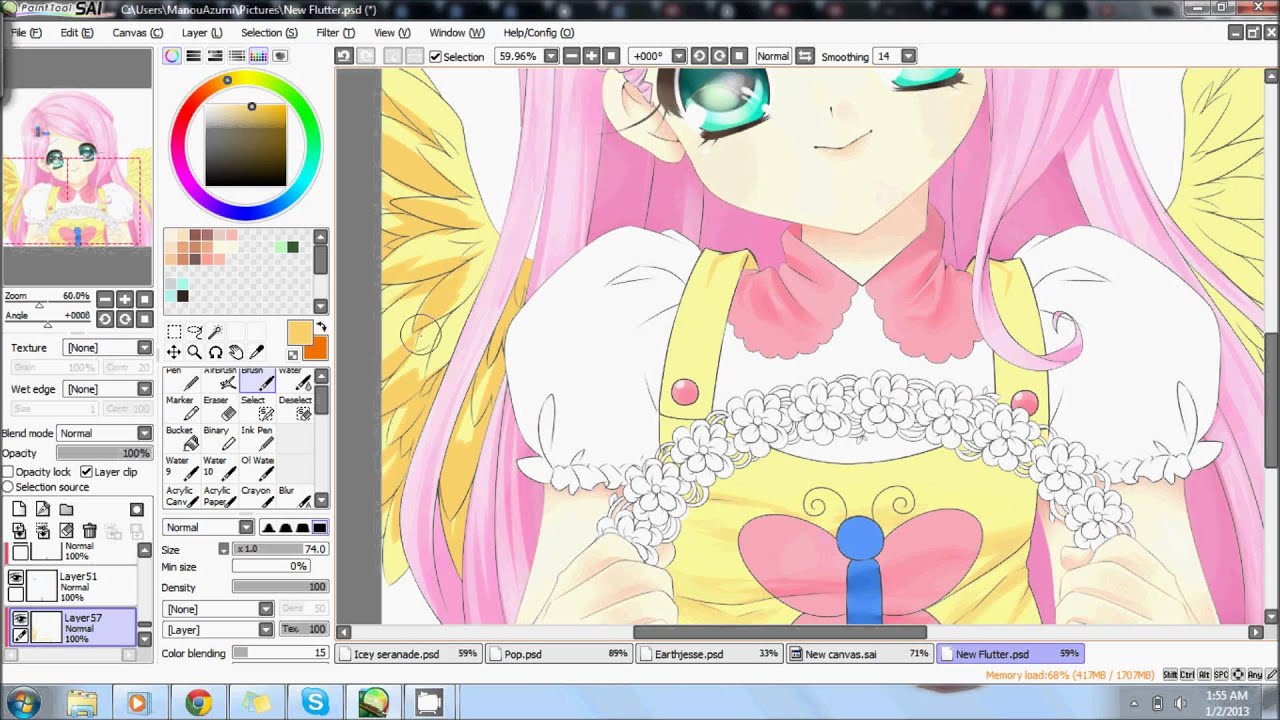 Fluttershy Speedpaint