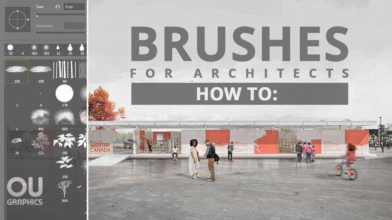 Кисти для архитекторов в Photoshop