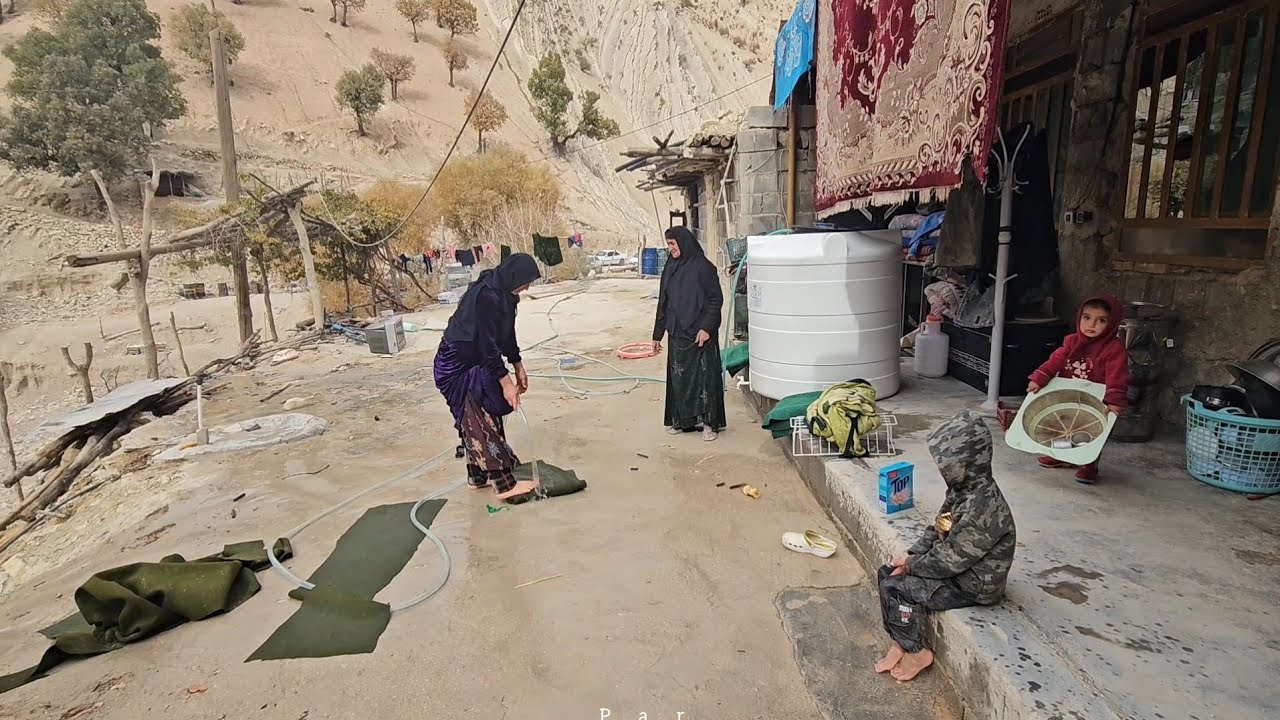 A Day in the Life of Narges, a Young Village Woman, and the Playful Moments of the Village Children&rdquo;