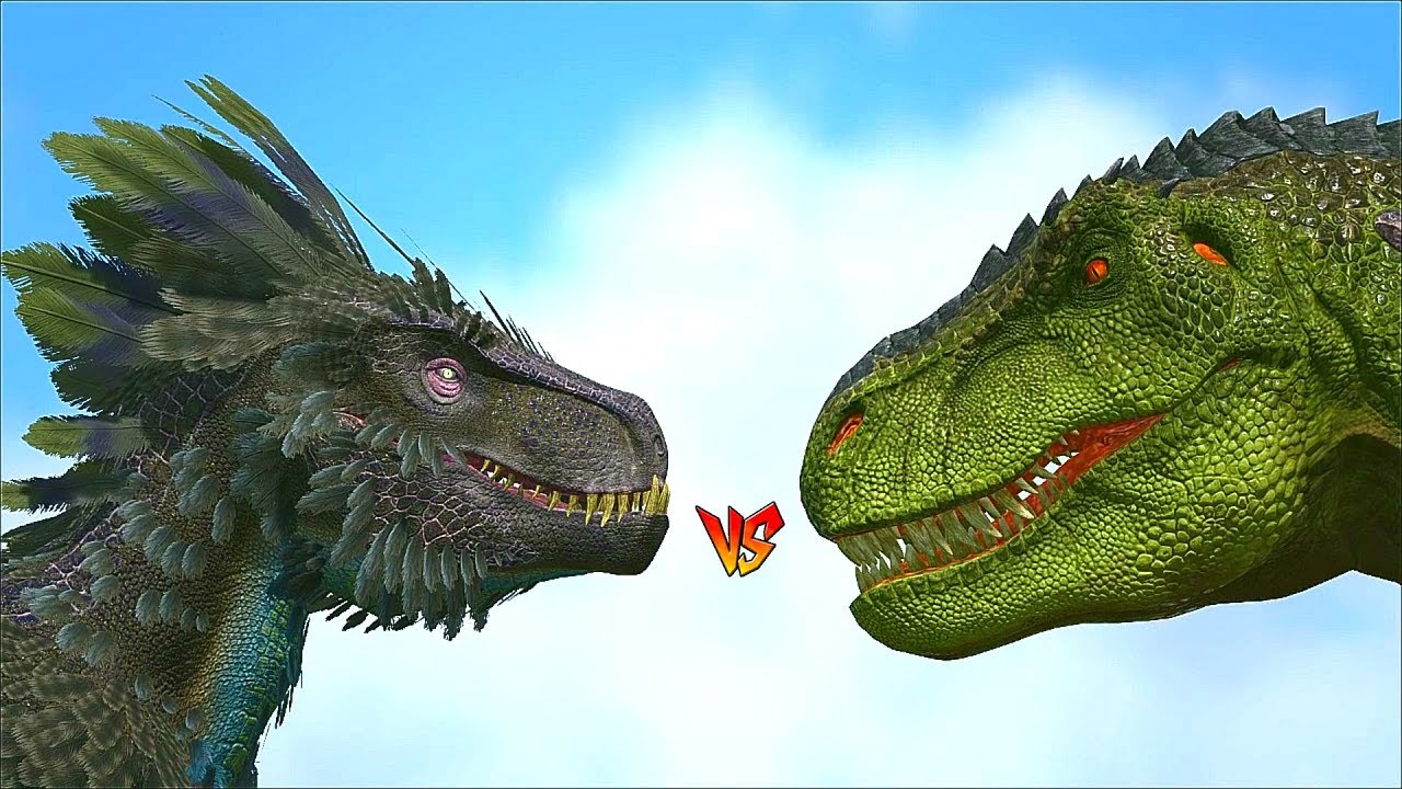 Ark Survival -  RAZORTOOTH vs TREX/INDOMINUS REX/SPINO and more [Ep.379]
