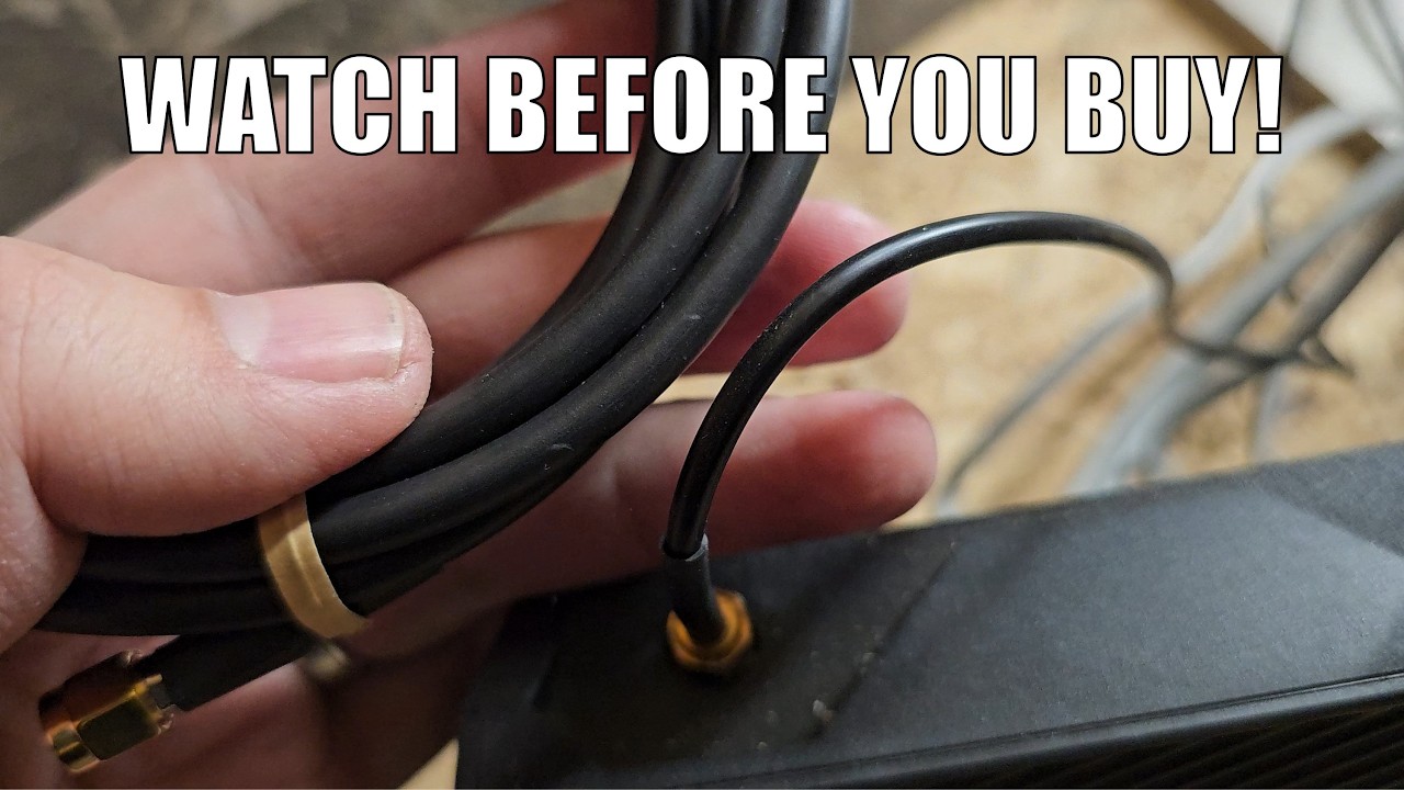 ⚠️ Extension cables for router WiFi and mobile network 4G / LTE / 5G modems are not all the same! 🛜📶
