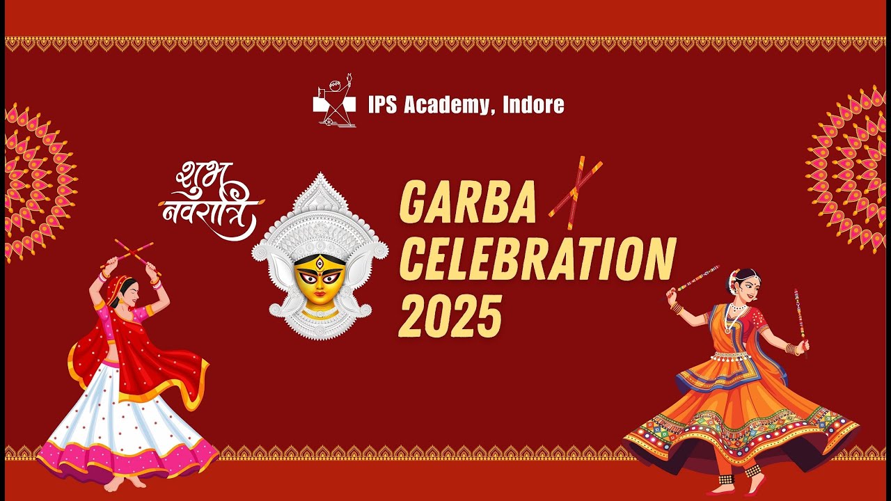 Garba Celebration 2025 | Garba Competition | Dandiya | Shubh Navratri | IPS Academy, Indore