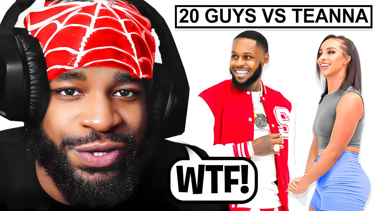 Tbvnks Reacts to 20 GUYS vs TEANNA TRUMP..