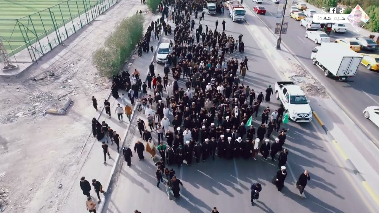تشيع نعش الامام الصادق عليه السلام البصرة شارع بغداد يوم 22 من شهر شوال التصوير والمونتاج حيدر كانون