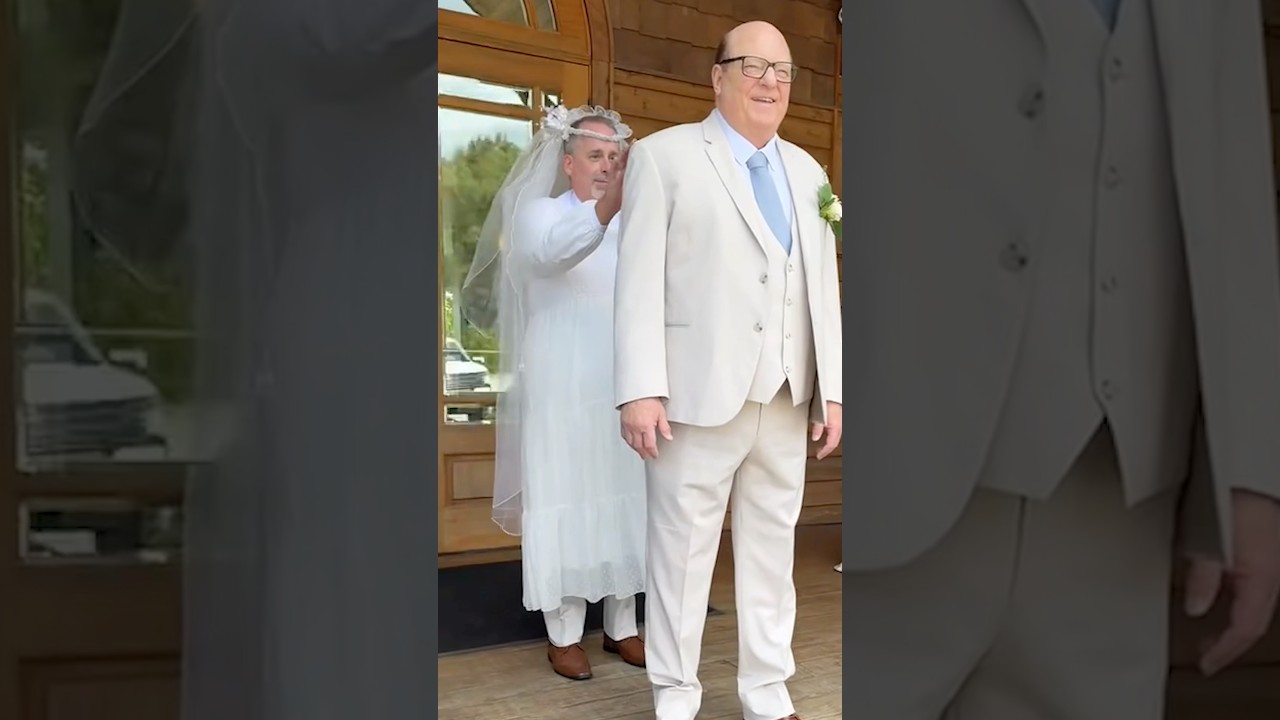 Groom&rsquo;s dad pulls off epic first-look prank 😂❤️