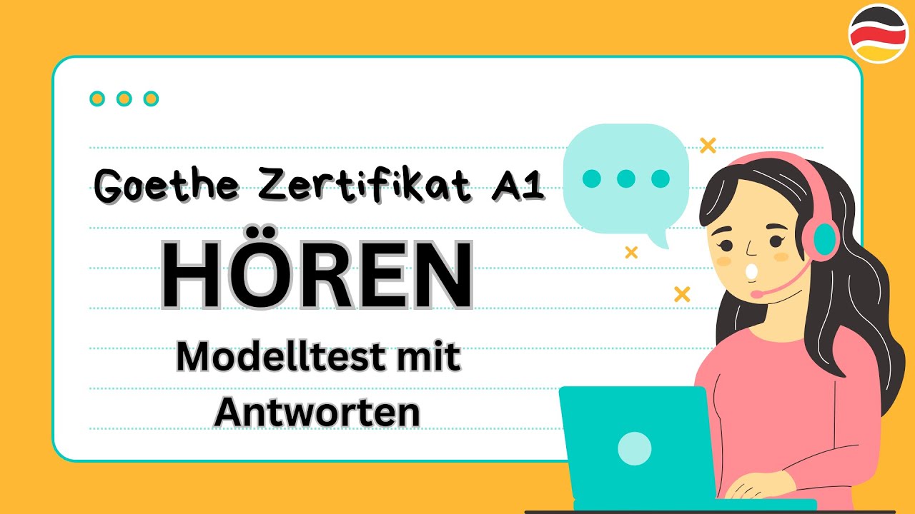 Goethe A1 Hören Test mit Lösung | Deutsch A1 Übung mit Audio und Lösungen |