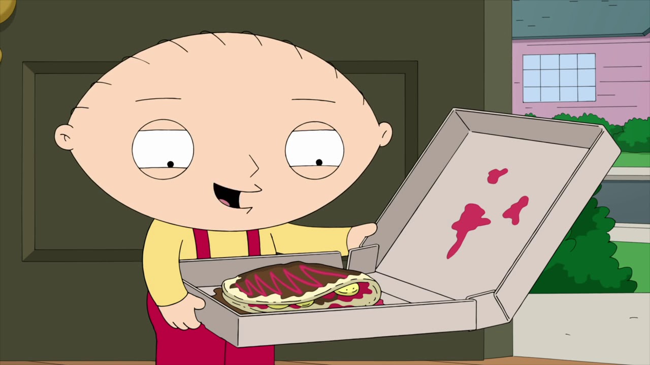 Stewie Promotes His New Crepe Delivery Business - Family Guy HD