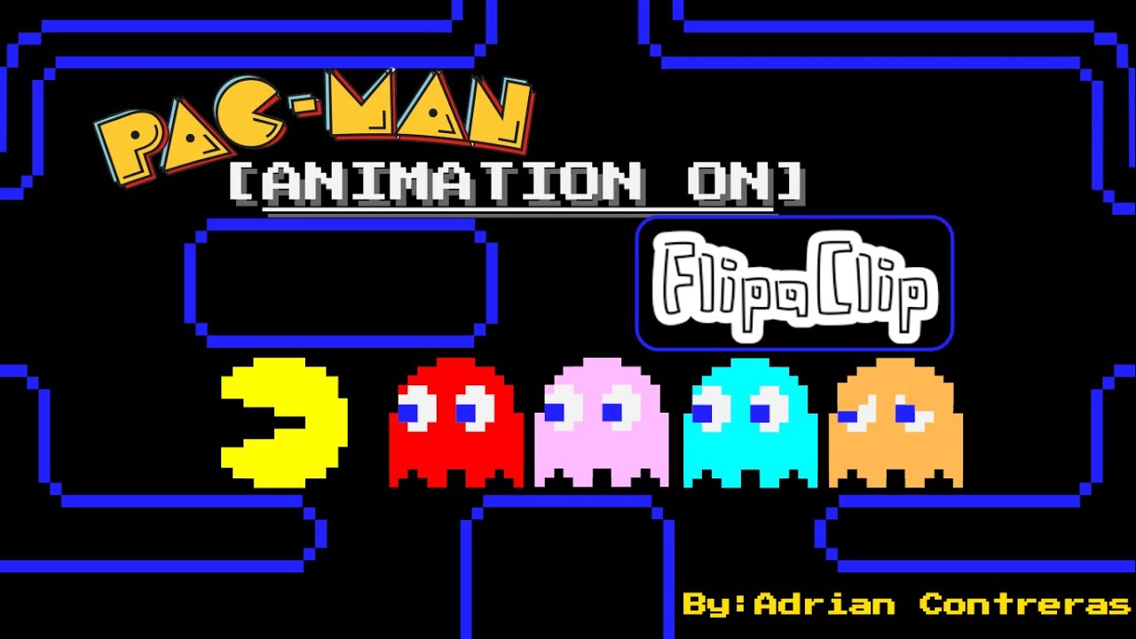 Pac-Man Animation on FlipaClip