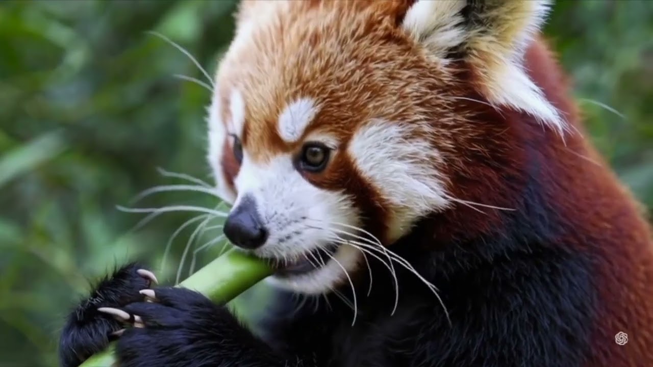 Rina R&ouml;d Panda &ndash; Den lilla akrobaten i tr&auml;det 🐾🌿 | Barnprogram med djurfakta
