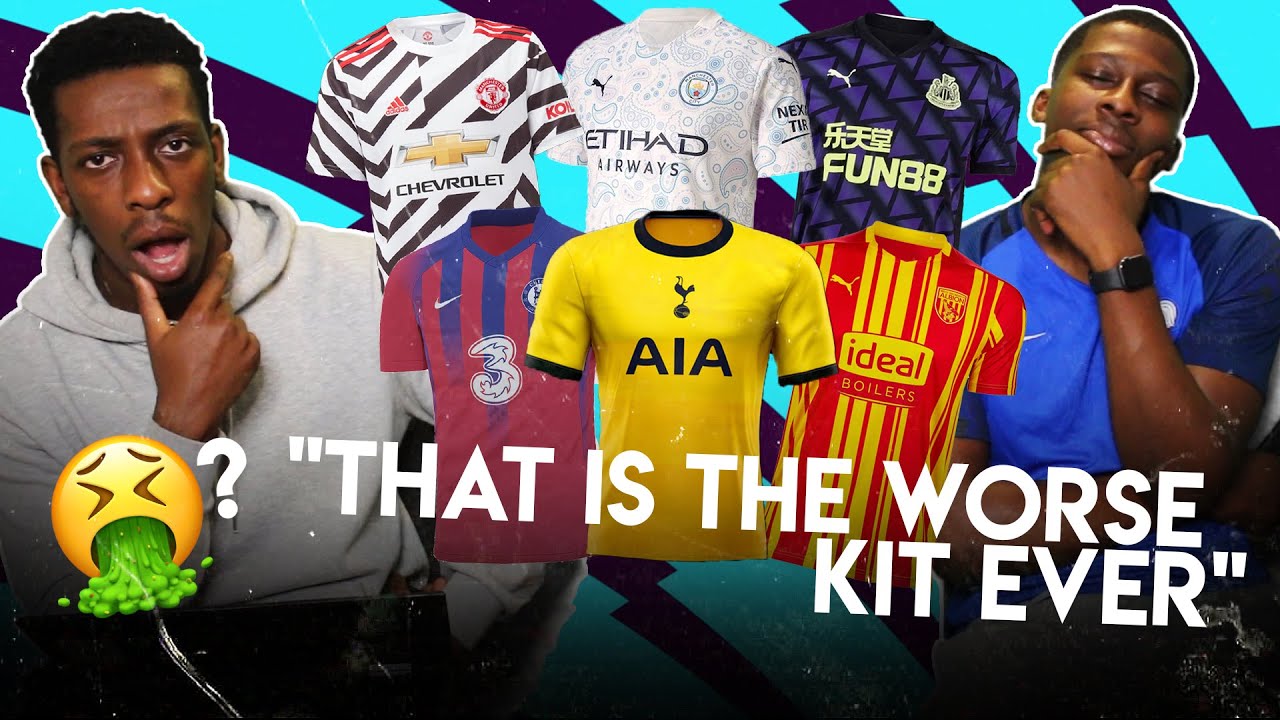 RANKING PREMIER LEAGUE THIRD KITS 20/21