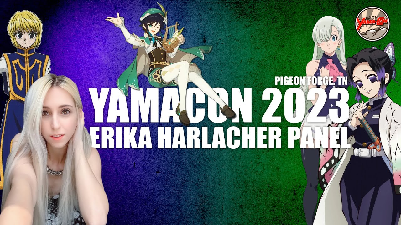 Панель Эрики Харлахер (Genshin Impact, Hunter X Hunter, Seven Deadly Sins) на YAMACON 2023