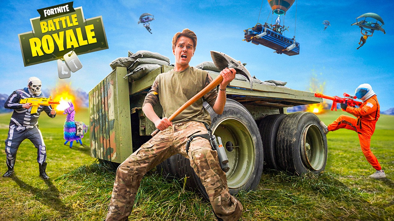 FORTNITE x OG: 7-й сезон в РЕАЛЬНОЙ ЖИЗНИ! 24-часовая КОРОЛЕВСКАЯ БИТВА!