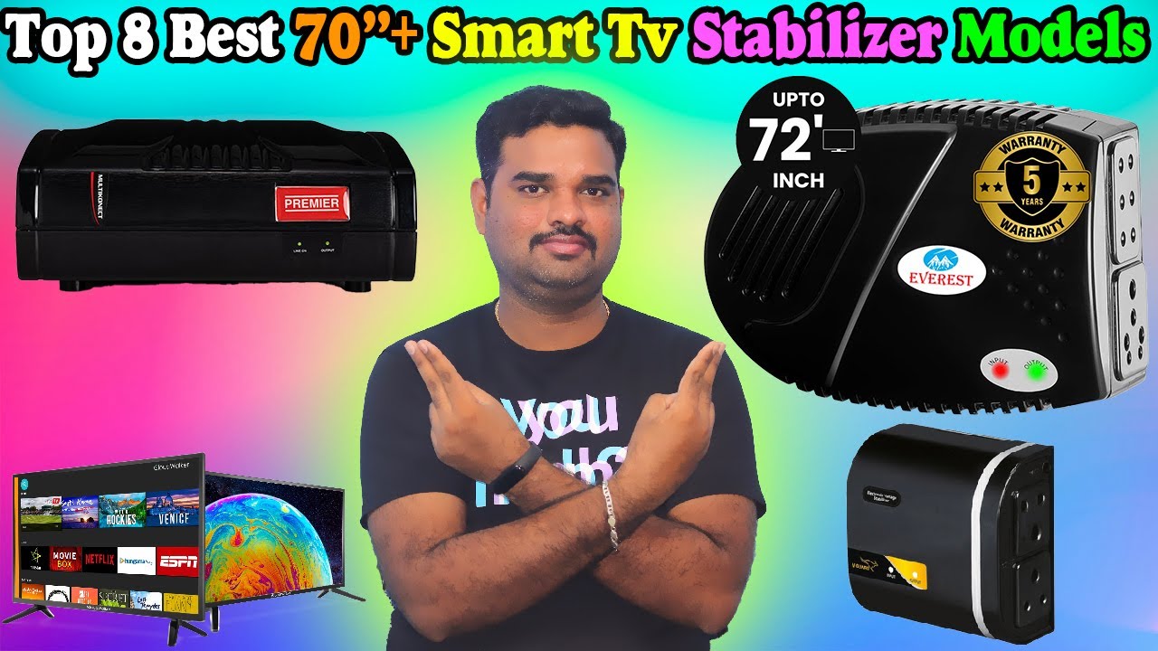 ✅Top 8 Best 70”+ Smart Tv Stabilizer In India 2025 With Price |Smart Tv Stabilizer Review&Comparison