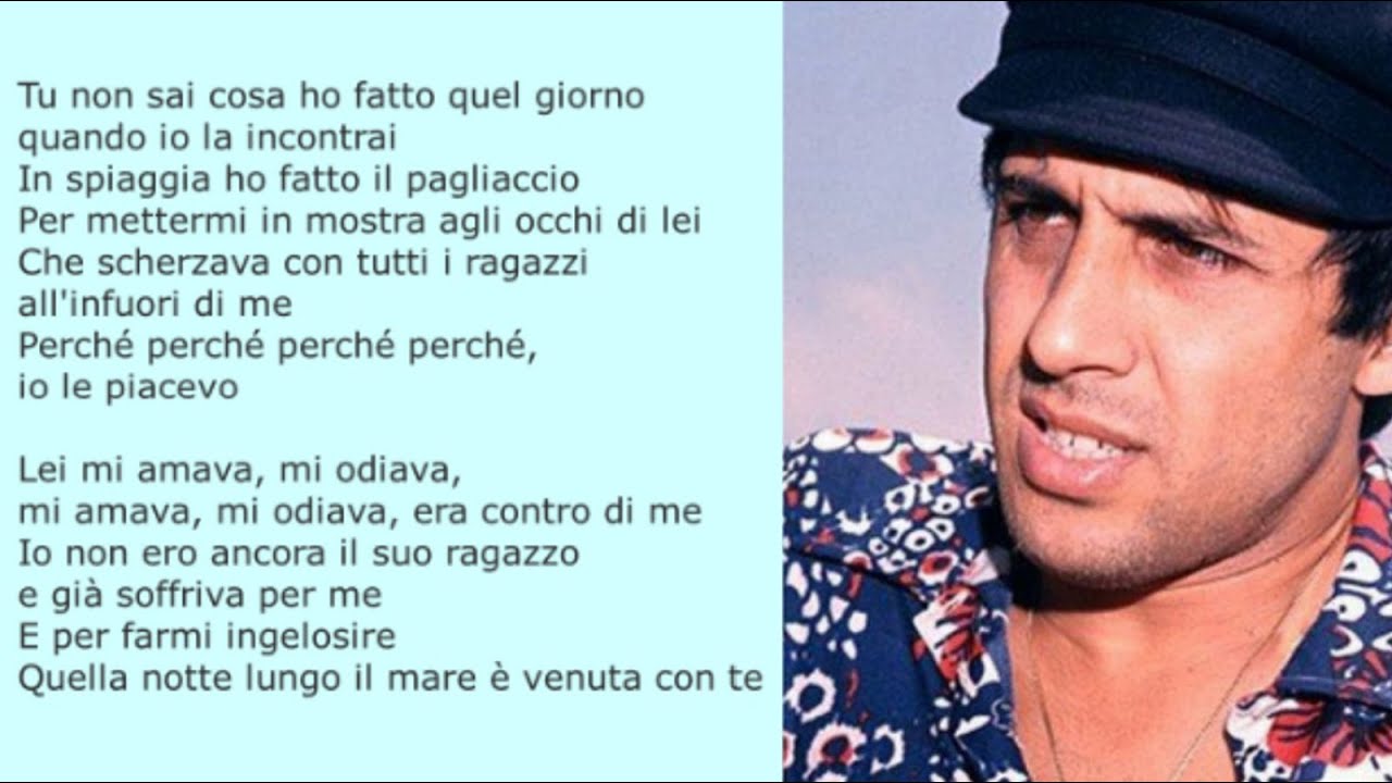Adriano celentano - Storia d'amore {TESTO- LYRICS}