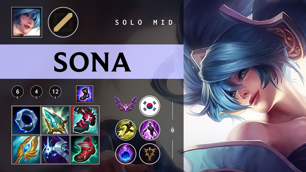 Sona Mid vs Sylas - KR Master Patch 26.04