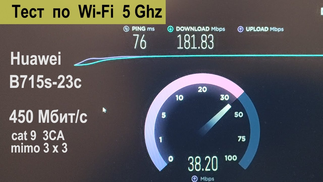 Кому нужны большие скорости Huawei B715s-23c