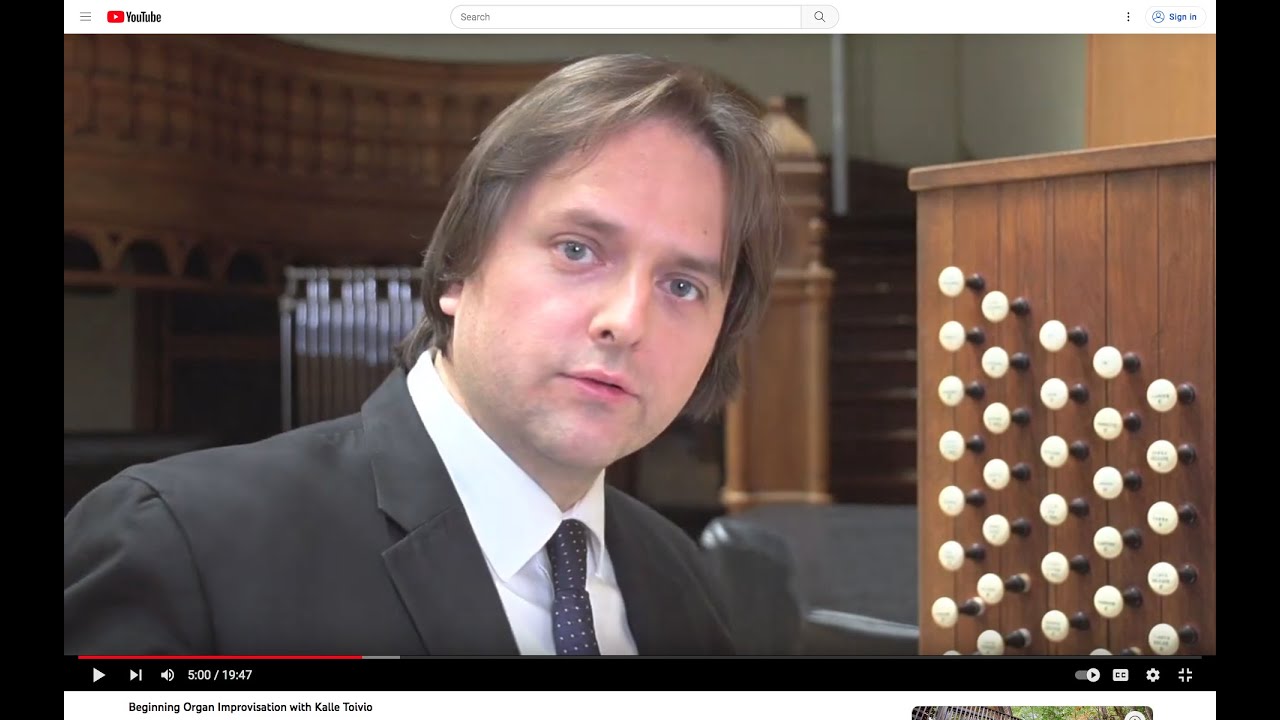 Beginning Organ Improvisation with Kalle Toivio