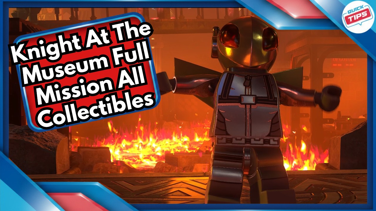 Knight At The Museum Full Mission All Collectibles Guide in Lego Batman Legacy of the Dark Knight