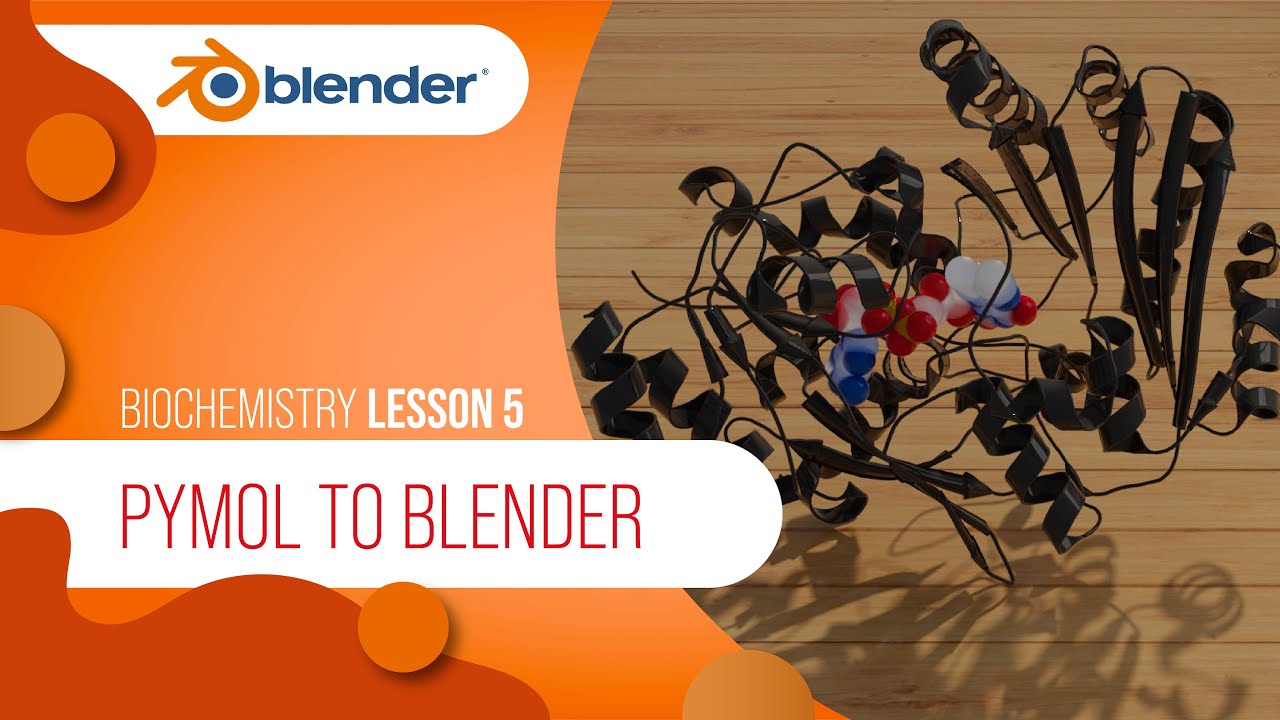 Biochemistry L5: Loading a Biomolecule from PyMol into Blender