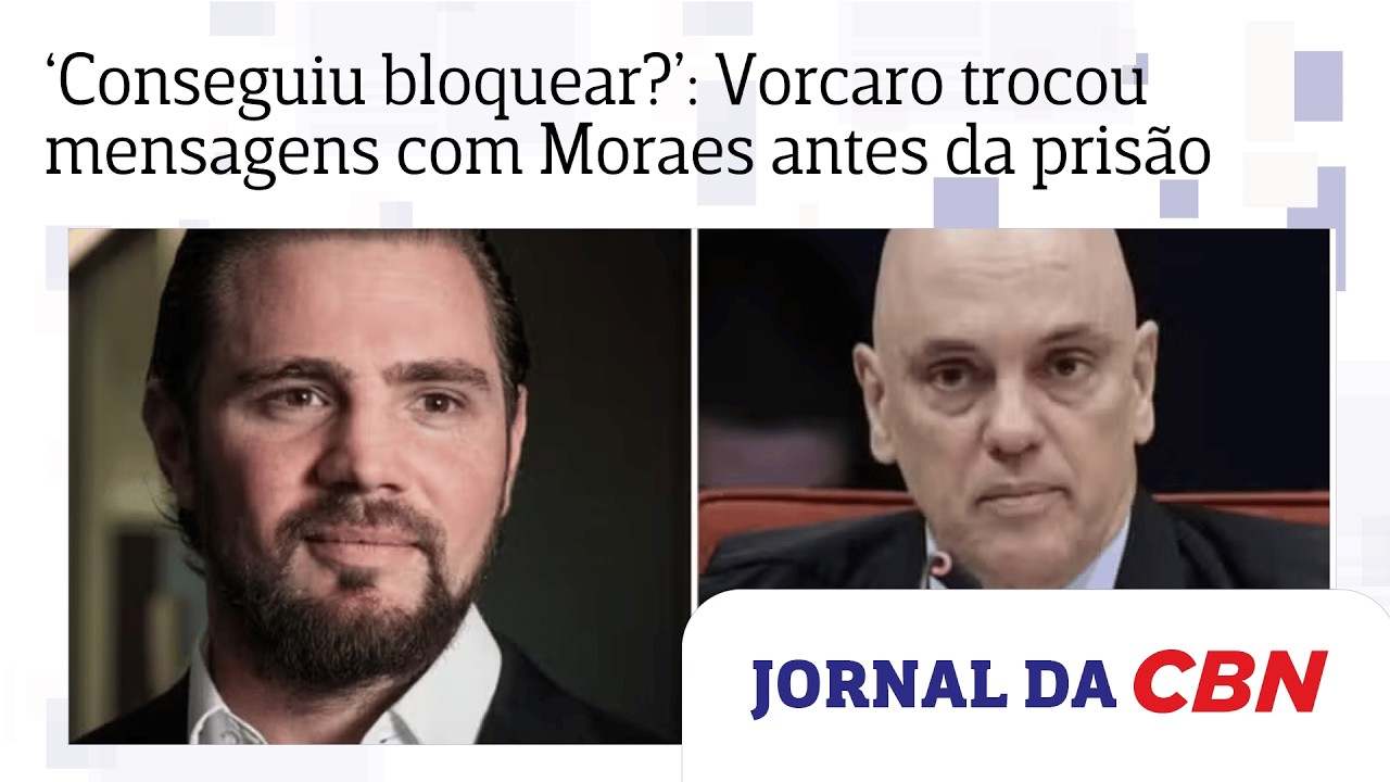 &lsquo;Conseguiu bloquear?&rsquo;: Vorcaro trocou mensagens com Moraes antes da pris&atilde;o