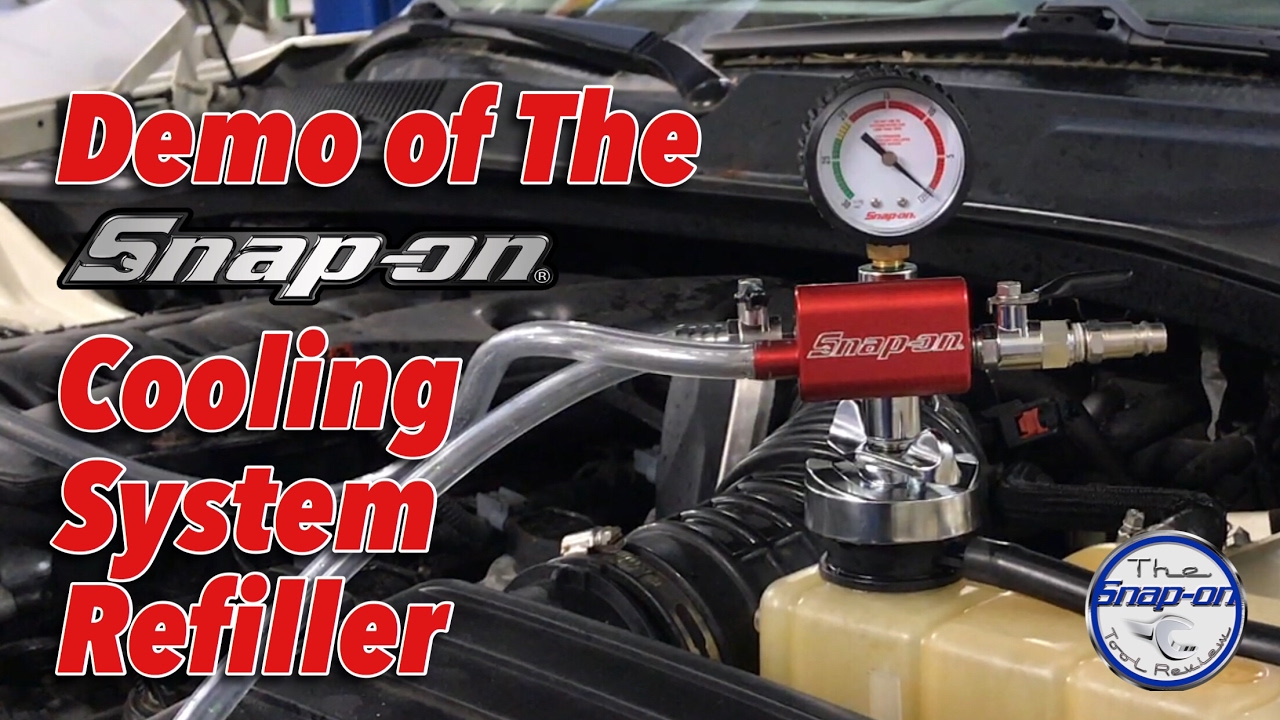 How To Use The Snap-on Cooling System Refiller - Quick DEMO