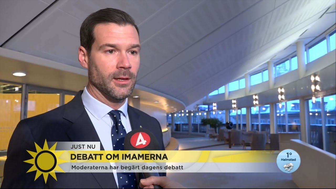 Johan Forssell (M) om imamerna: &rdquo;S&auml;kerhetshot mot samh&auml;llet&rdquo; - Nyhetsmorgon (TV4)