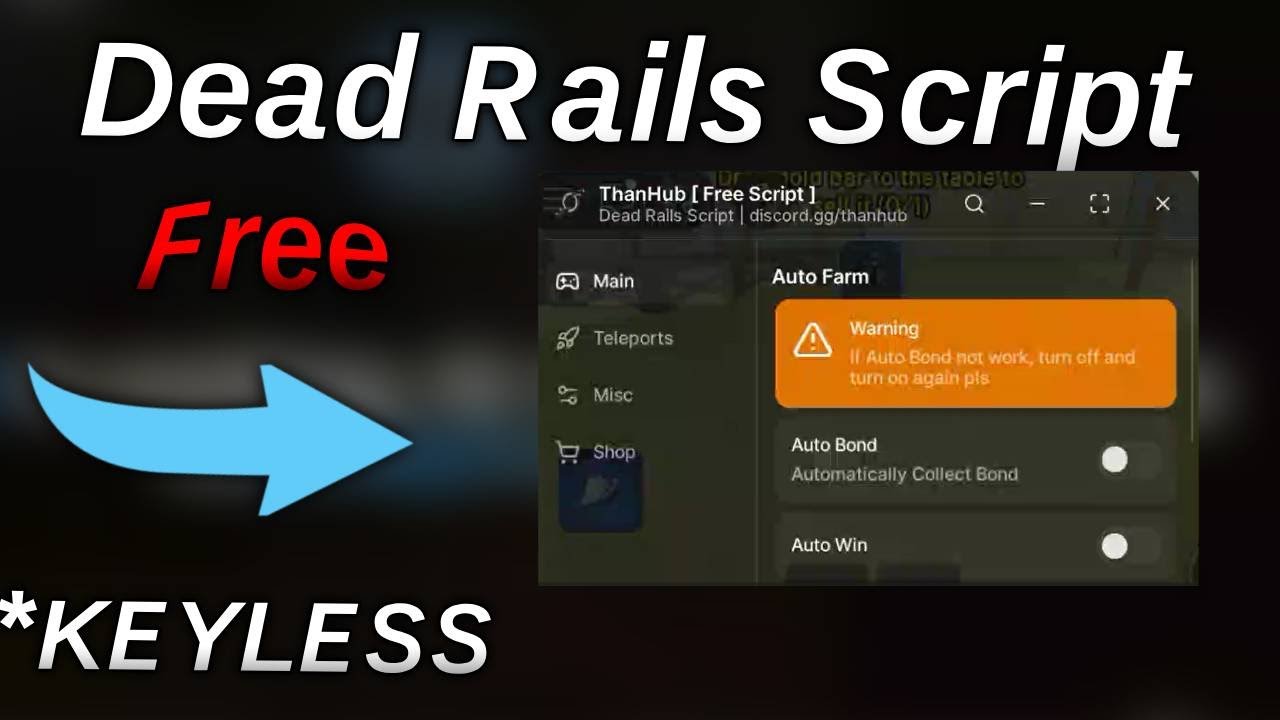 Best Dead Rails Script (Auto Bonds, Auto Win, Kill Aura) *NO KEY*