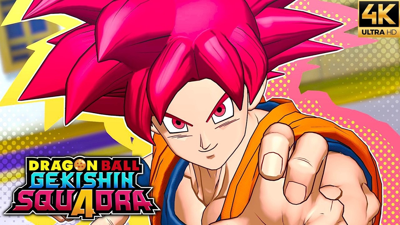 Dragon Ball Gekishin Squadra - SSG Goku All Supers, Intros & Emotes (4K 60FPS)