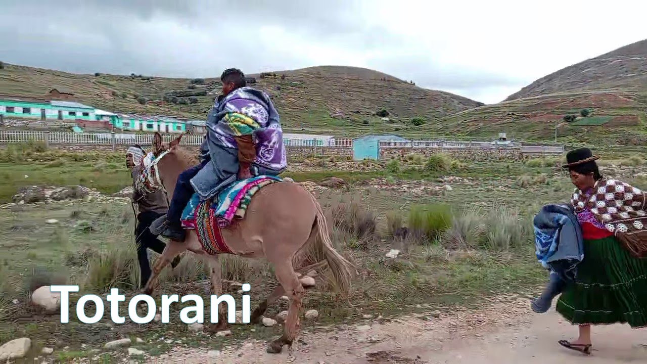 Cambio de autoridades comunidad Totorani Prov Camacho Bolivia 