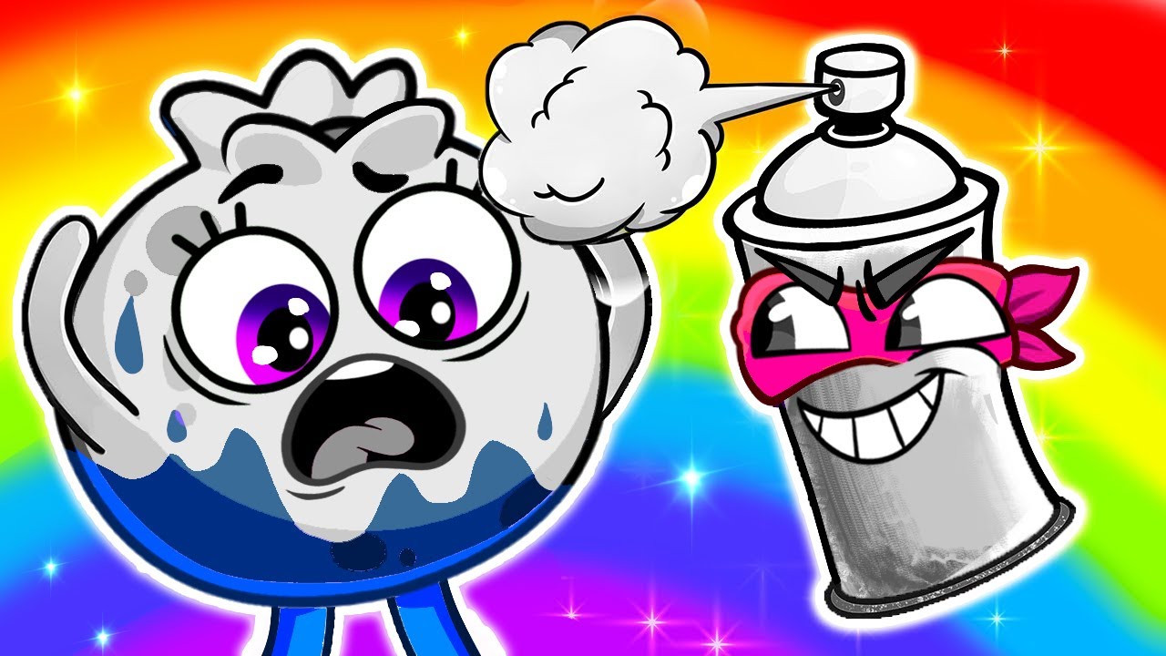 The Naughty Gray Crayon Song 🖍🌈 He Stole My Color 😨 Songs & Nursery Rhymes | Pit & Penny Family #top