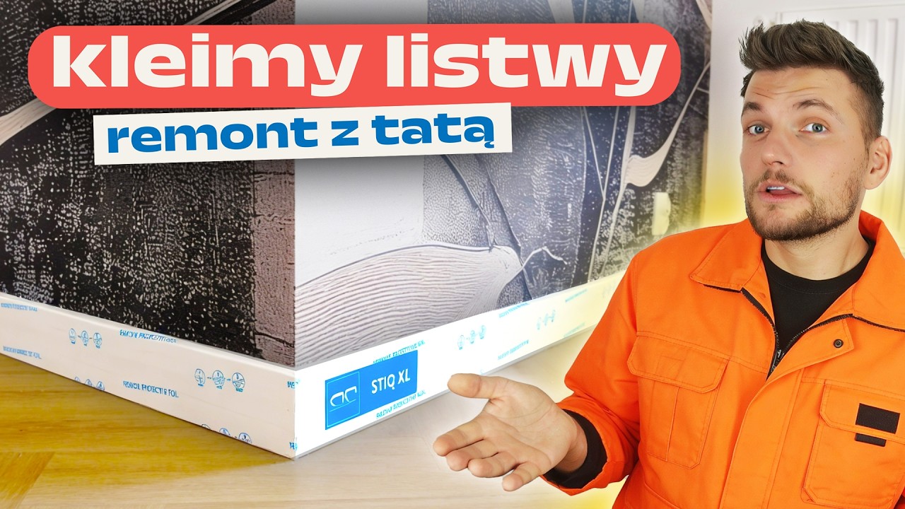 TATA WŚCIEKŁY OD PIERWSZEJ LISTWY 😤 montaż listew przypodłogowych pierwszy raz | DOMINIK NIE MALUJE