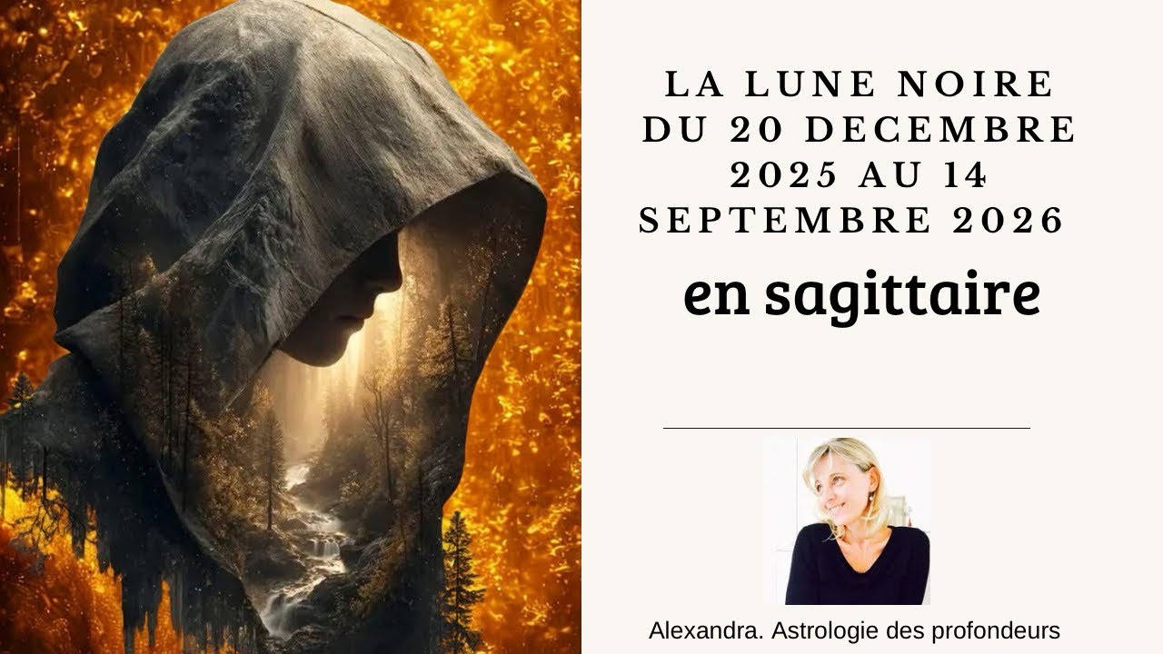 LUNE NOIRE EN SAGITTAIRE du 20 décembre 2025  au 14 septembre 2026