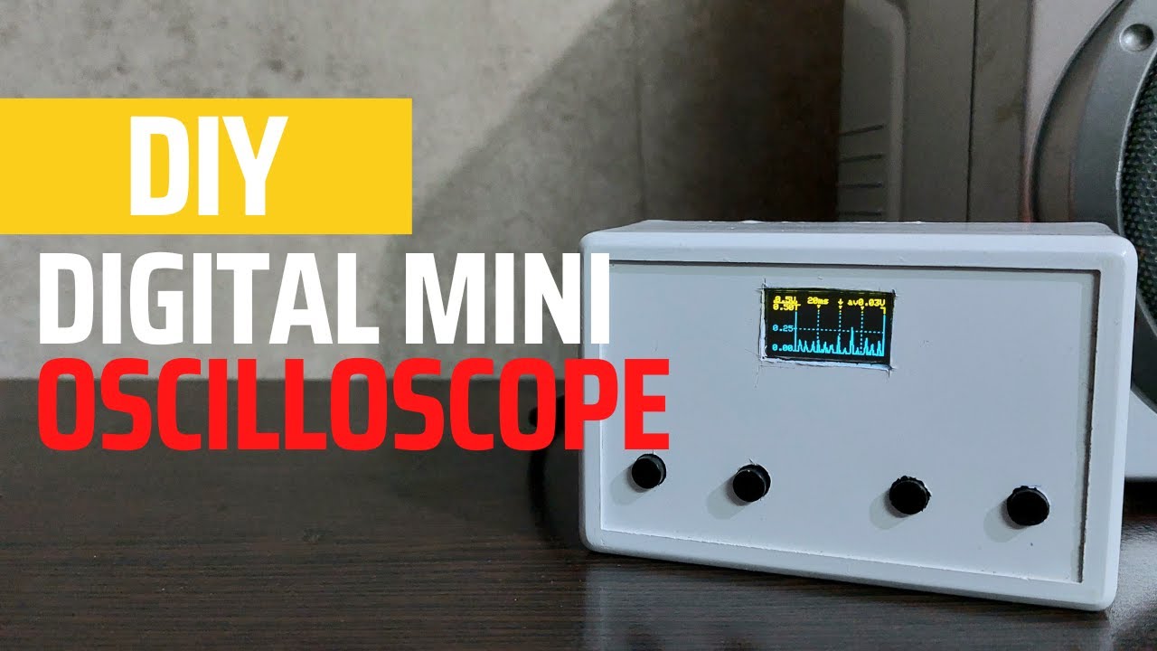 DIY Digital mini oscilloscope project