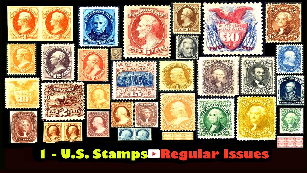 1 - U.S. Stamps : Regular Issues Explained in 8K ULTRA HD