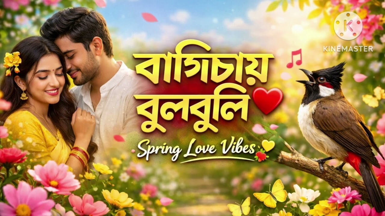 বাগিচায় বুলবুলি | Bagichay Bulbuli | Romantic Spring Song | Falgun Special Bangla Song 🌸
