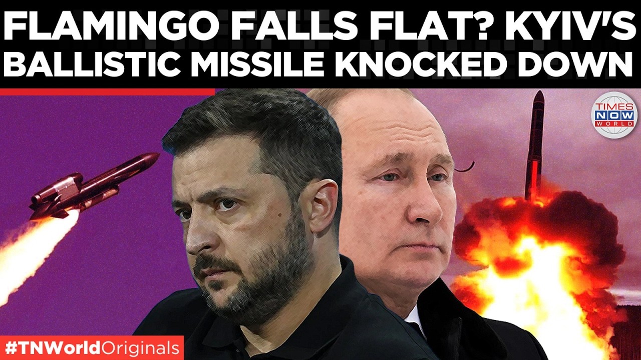 STUNNING: Russia Claims It Shot Down Ukraine's First FP-9 'Flamingo' Ballistic Missile| World News